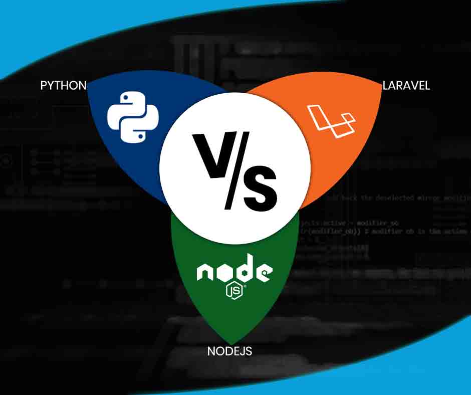 Comparison by python nodejs & laravel